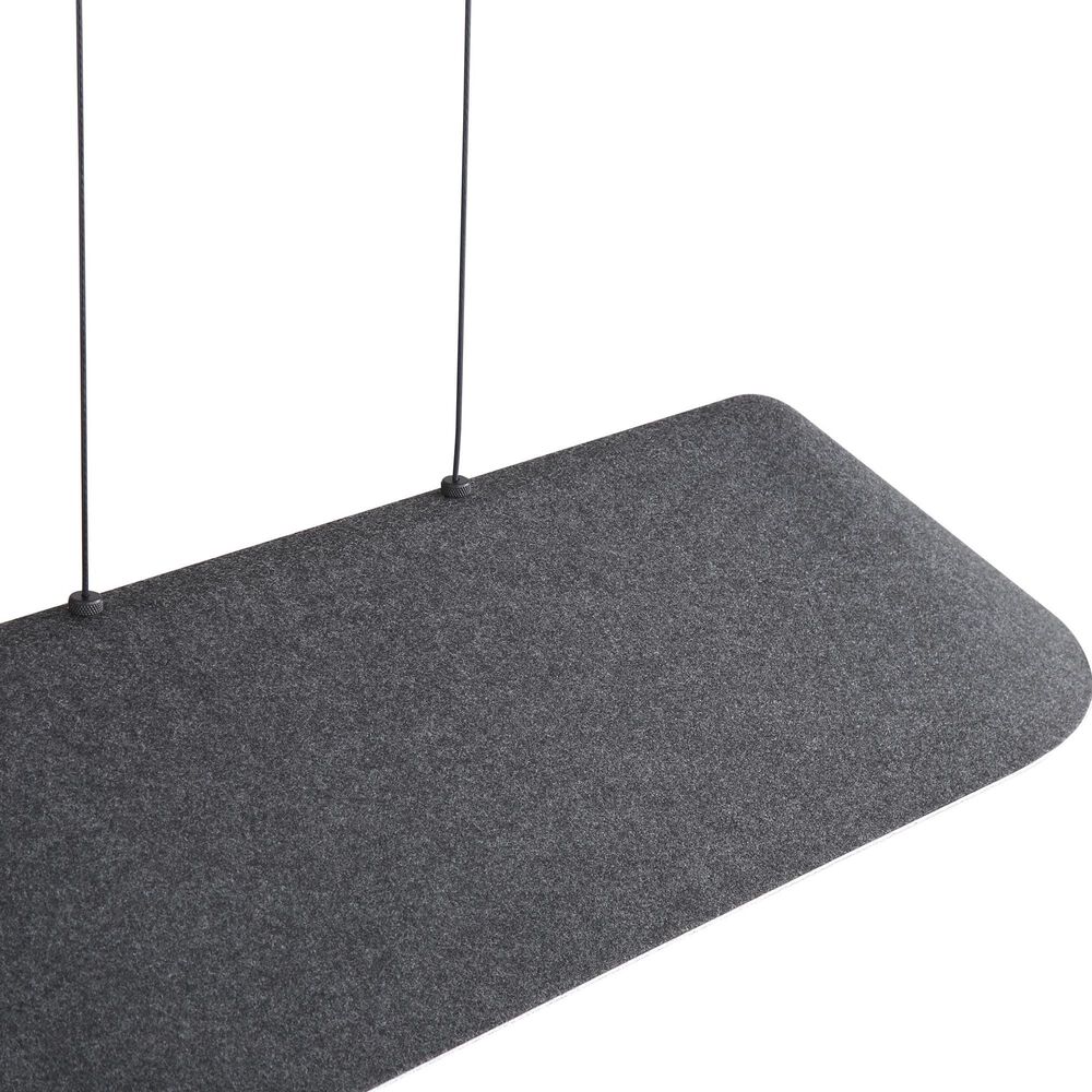 Golden Lighting Faroe 43" 1-Light LED Pendant in Flecked Black and Grey, , large