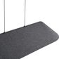 Golden Lighting Faroe 43" 1-Light LED Pendant in Flecked Black and Grey, , large