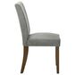 Coaster Cantley Dining Side Chair with Grey Cushion in Rich Brown, , large