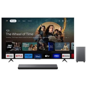 TCL 85" 4K UHD QLED w/Soundbar Sys, , large