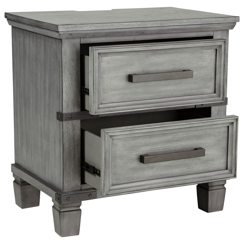 Ashley Russelyn 5-Piece King Storage Bedroom Set in Gray, , large