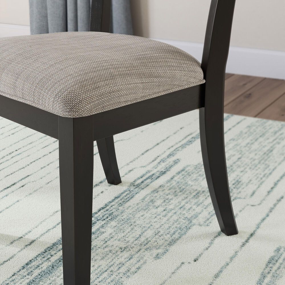 Ashley Galliden and Greddinton 7-Piece Rectangular Dining Set in Black and Brown, , large