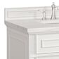 James Martin Vanities Lorelai 36" Single Vanity in Bright White with 3 cm Arctic Fall Solid Surface Top, , large