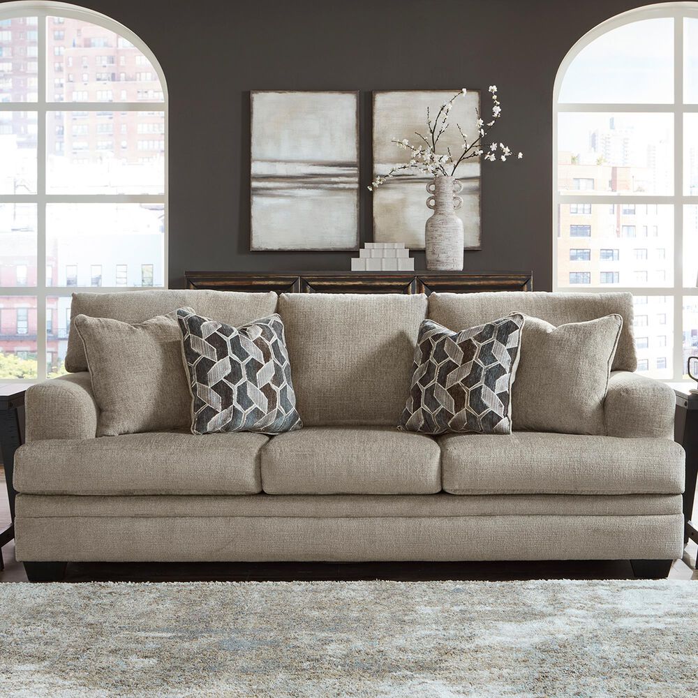 Ashley Stonemeade Stationary Queen Sofa Sleeper in Taupe, , large