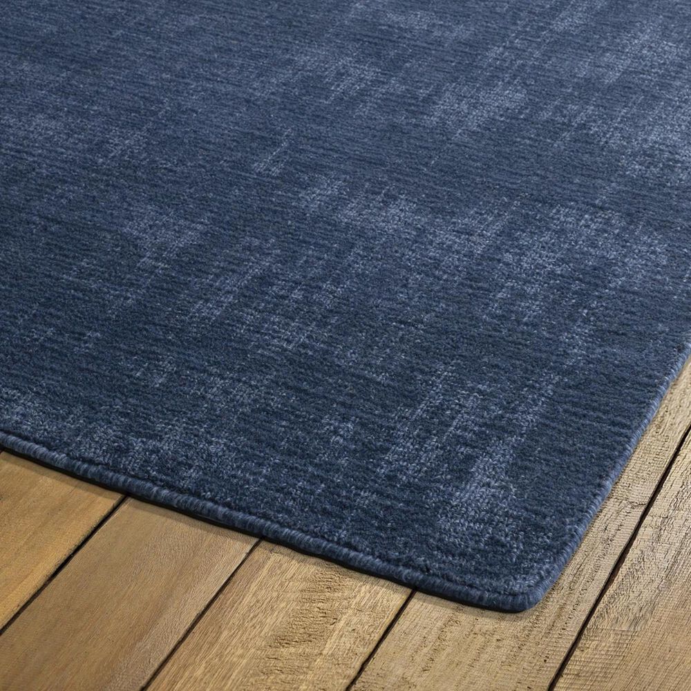 Kaleen Rugs Lauderdale LDD01-17 3&#39;6&quot; x 5&#39;6&quot; Blue Area Rug, , large