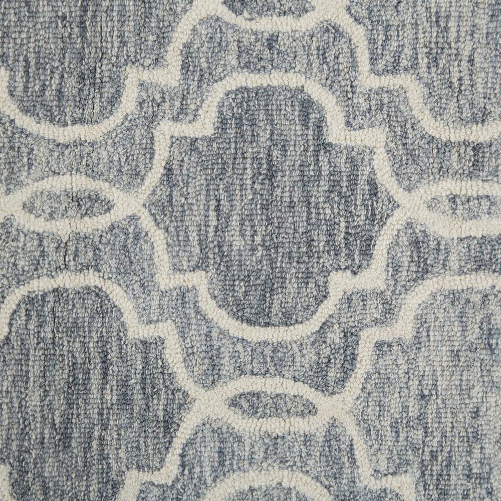 Feizy Belfort Geometric 5&#39; x 8&#39; Gray and Ivory Area Rug, , large
