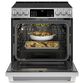 Cafe 4-Piece Kitchen Package with 22.1 Cu. Ft. French Door Refrigerator and Electric Range in Stainless Steel, , large