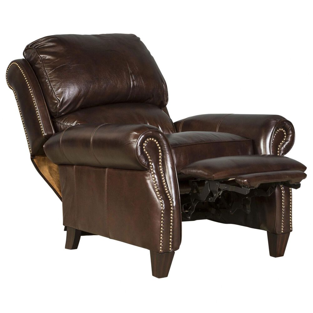 Barcalounger Churchill Manual Recliner in Double Fudge, , large