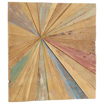 Maple and Jade 28" x 28" Abstract Wall Decor in Brown, , large