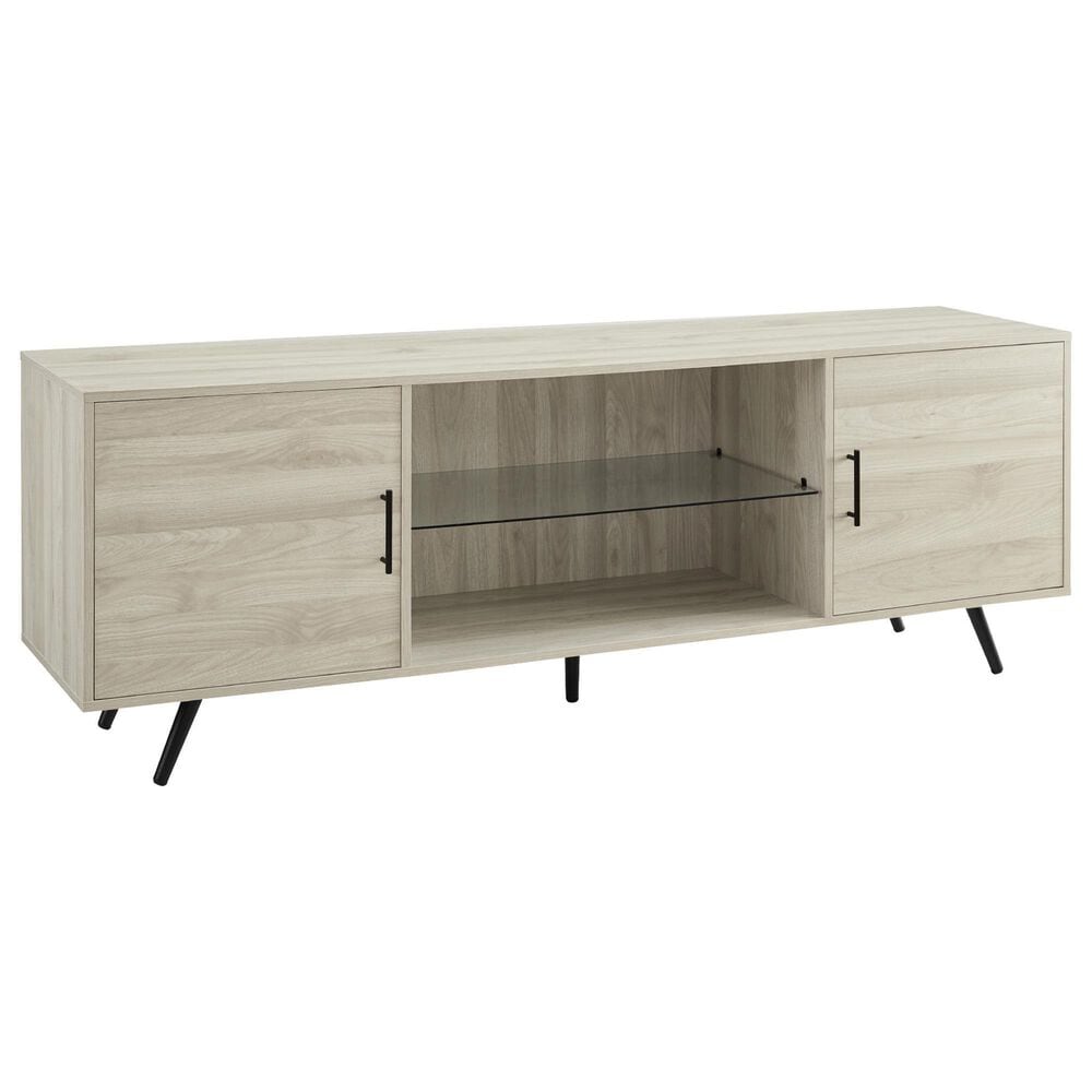 Walker Edison Nora 70" TV Stand in Birch, , large