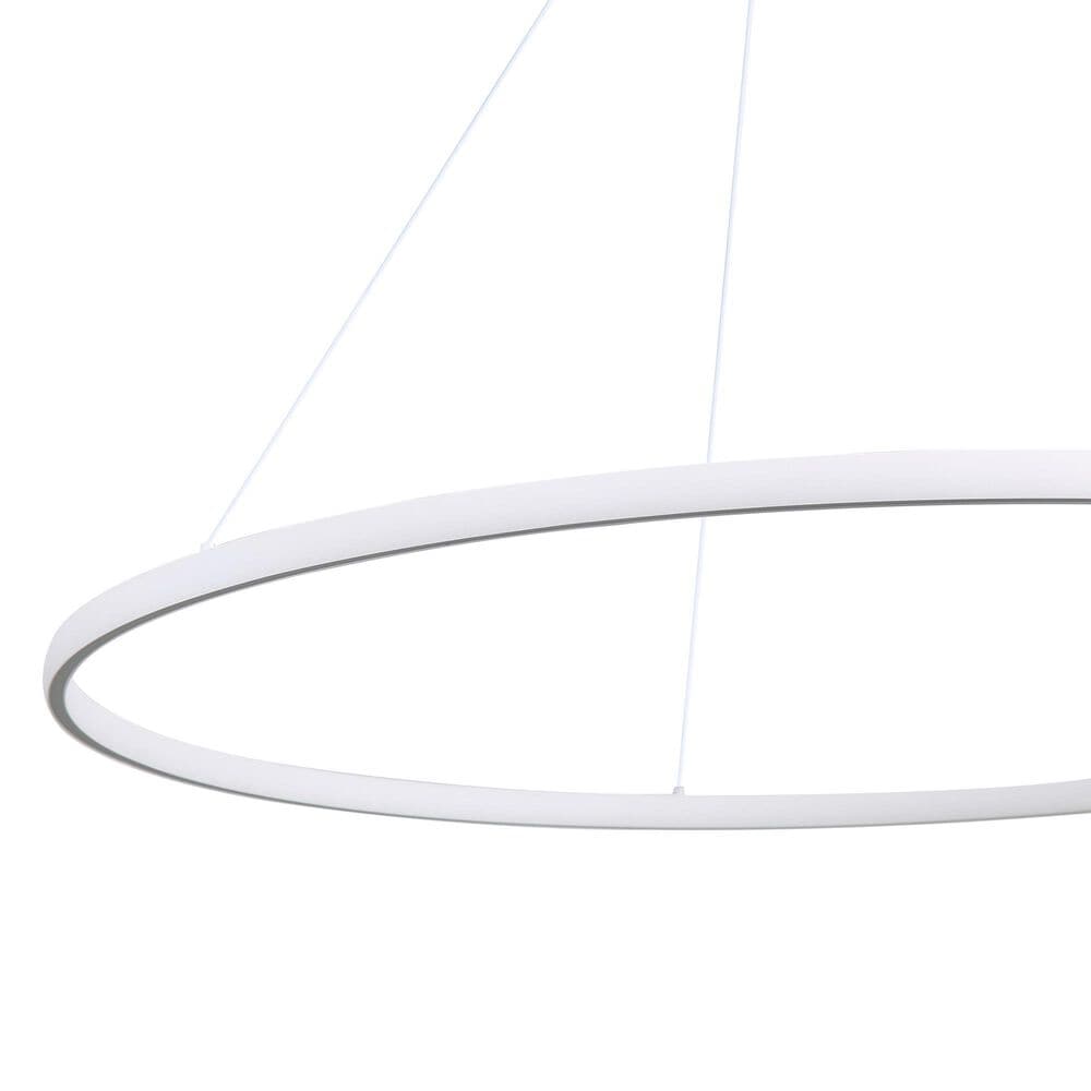 Golden Lighting Veritas 47&quot; 1-Light Chandelier in Sand White, , large