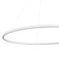 Golden Lighting Veritas 47" 1-Light Chandelier in Sand White, , large