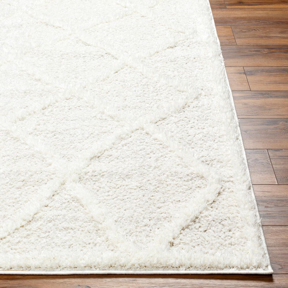 Surya Rodos RDO2301 5&#39;3&quot; x 7&#39; Beige and White Area Rug, , large
