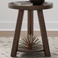 Belle Furnishings Rowland Round Chairside Table in Bronze Spice, , large
