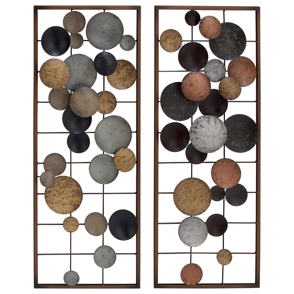 Maple and Jade Abstract Wall Decor in Multicolor (Set of 2), , large