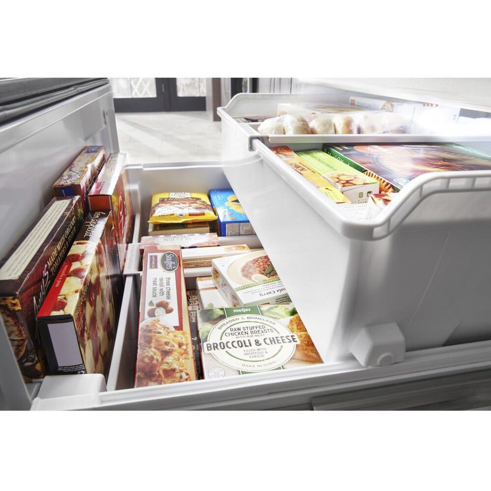 Whirlpool 27 Cu. Ft. 36&quot; French Door Refrigerator in Black Stainless, , large