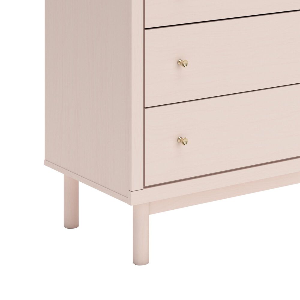 Ashley Wistenpine 5-Drawer Chest in Blush, , large
