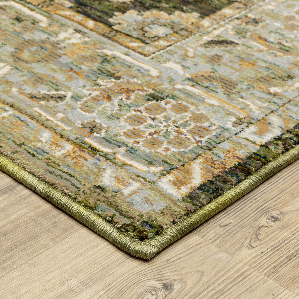 Oriental Weavers Andorra 1&#39;10&quot; x 3&#39;2&quot; Green and Gold Area Rug, , large