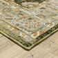 Oriental Weavers Andorra 1"10" x 3"2" Green and Gold Area Rug, , large