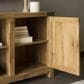 Walker Edison 58" Barn Door TV Stand with Side Doors in Barnwood, , large
