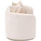 Vista Haus Ariana Stationary Loveseat in Beige Velvet, , large