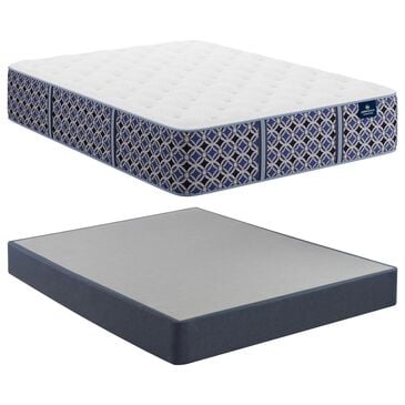 Serta Perfect Sleeper Signature Stevens Park Plush Twin Mattress with High Profile Box Spring, , large