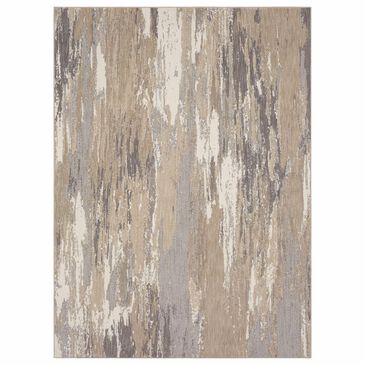 Stacy Garcia Home Rendition Ambient 2"4" x 7"10" Alabaster, White, Beige and Grey Runner, , large