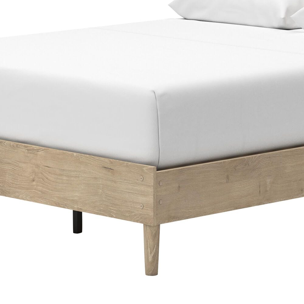 Ashley Cielden Queen Platform Bed in Tan, , large