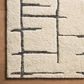 Loloi Octavia 9"6" x 13"6" Ivory and Charcoal Area Rug, , large