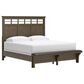 Ashley Queen Bed and Two Nightstands in Medium Brown, , large