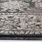 Central Oriental Adore Laney 5" x 7"6" Black and Beige Area Rug, , large