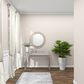 Maple and Jade 32" Round Wall Mirror in Golden Brown and White, , large