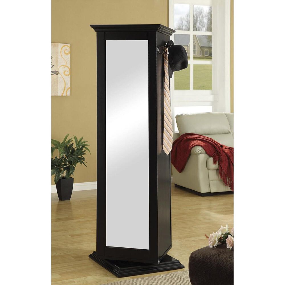 Pacific Landing Swivel Storage Cabinet in Black, , large