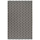 Nourison Twist Reversible 4" x 6" Black Indoor/Outdoor Area Rug, , large