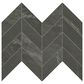 Dal-Tile Vertuo Bravura 2" x 5" on 12" x 12" Chevron Porcelain Mosaic Sheet, , large