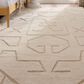 Jaipur Jaida Cree Gray Morn and Humus 7"6" x 10" Area Rug, , large