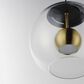 Maxim Lighting Nucleus 1-Light LED Pendant in Black and Natural Aged Brass, , large