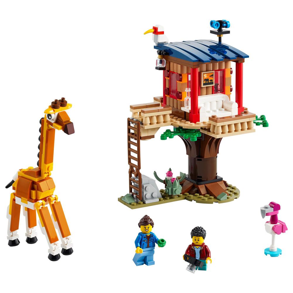 LEGO Creator 3-In-1 Safari Wildlife Tree House Building Set, , large
