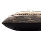 Loloi 22" Square Indoor/Outdoor Throw Pillow in Black, Natural, Tan and Ivory, , large