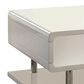 Furniture of America Appel 2-Piece Occasional Table Set in White and Chrome, , large