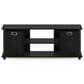 HOMLUX 41.7" Entertainment Center TV Stand with Storage Bins in Black, , large