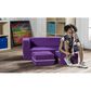 Jaxx Zipline Modular Kids Loveseat & Ottomans in Grape, , large