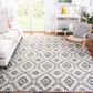 Safavieh Martha Stewart Lucia Shag MSR0781H 9" x 12" Dark Grey and Light Grey Area Rug, , large