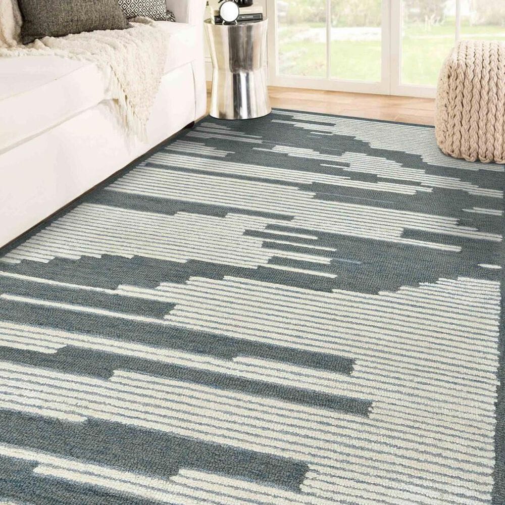 Amer Rugs Chicago 8&#39; x 10&#39; Blue Area Rug, , large