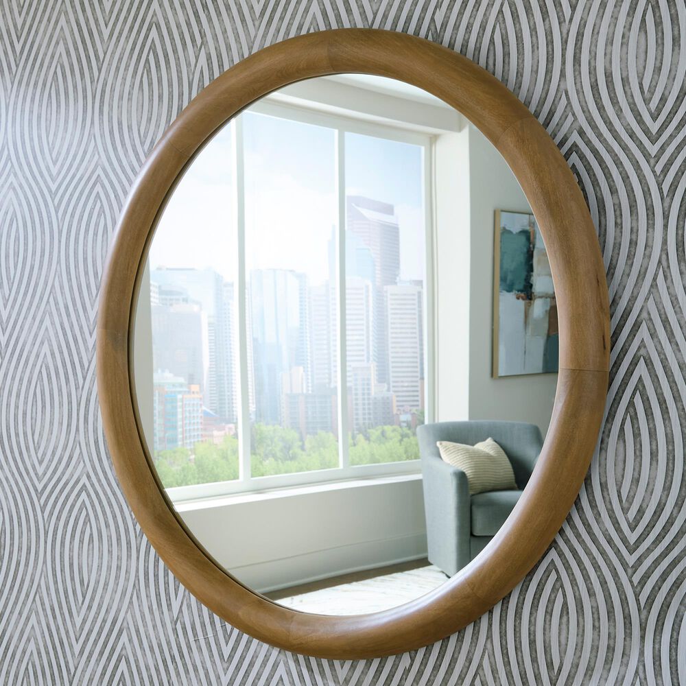 Ashley Yadiel Accent Mirror in Brown, , large