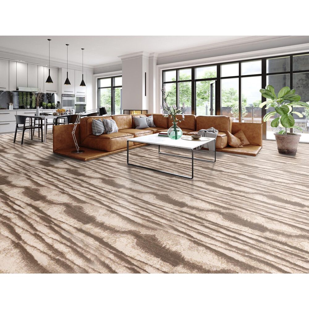 Stanton Illusionist Vanishing Point Carpet in Earth, , large