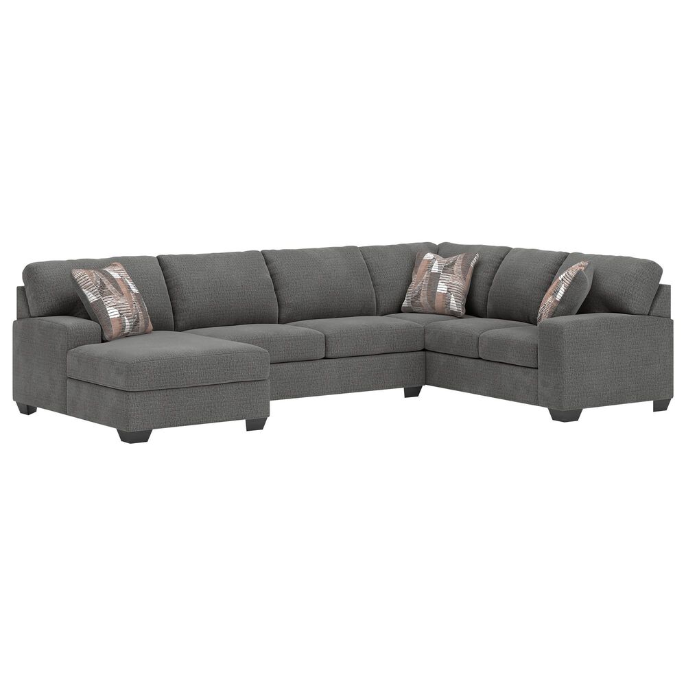ASHLEY Seyler Lane 3-Piece Left Facing Sectional with Right-Arm Chaise in Greystone, , large