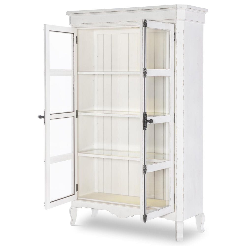 Legacy Classic Furn Direct Shp Vintage Market 2-Door Display Cabinet in Picket Fence, , large
