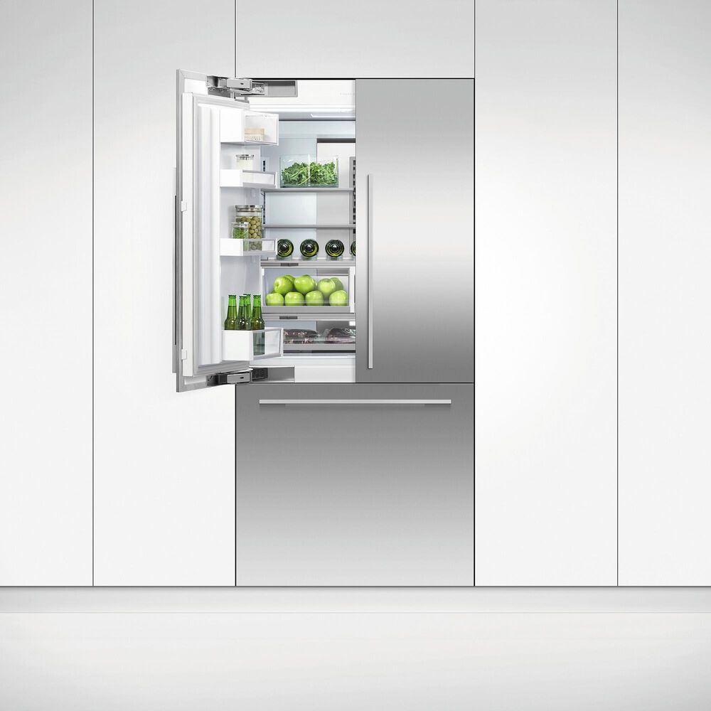 Fisher and Paykel 36&quot; Integrated French Door Panel with 80&quot; High in Stainless Steel, , large