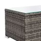 Safavieh Brielle 4-Piece Patio Living Set in Grey Brown, , large